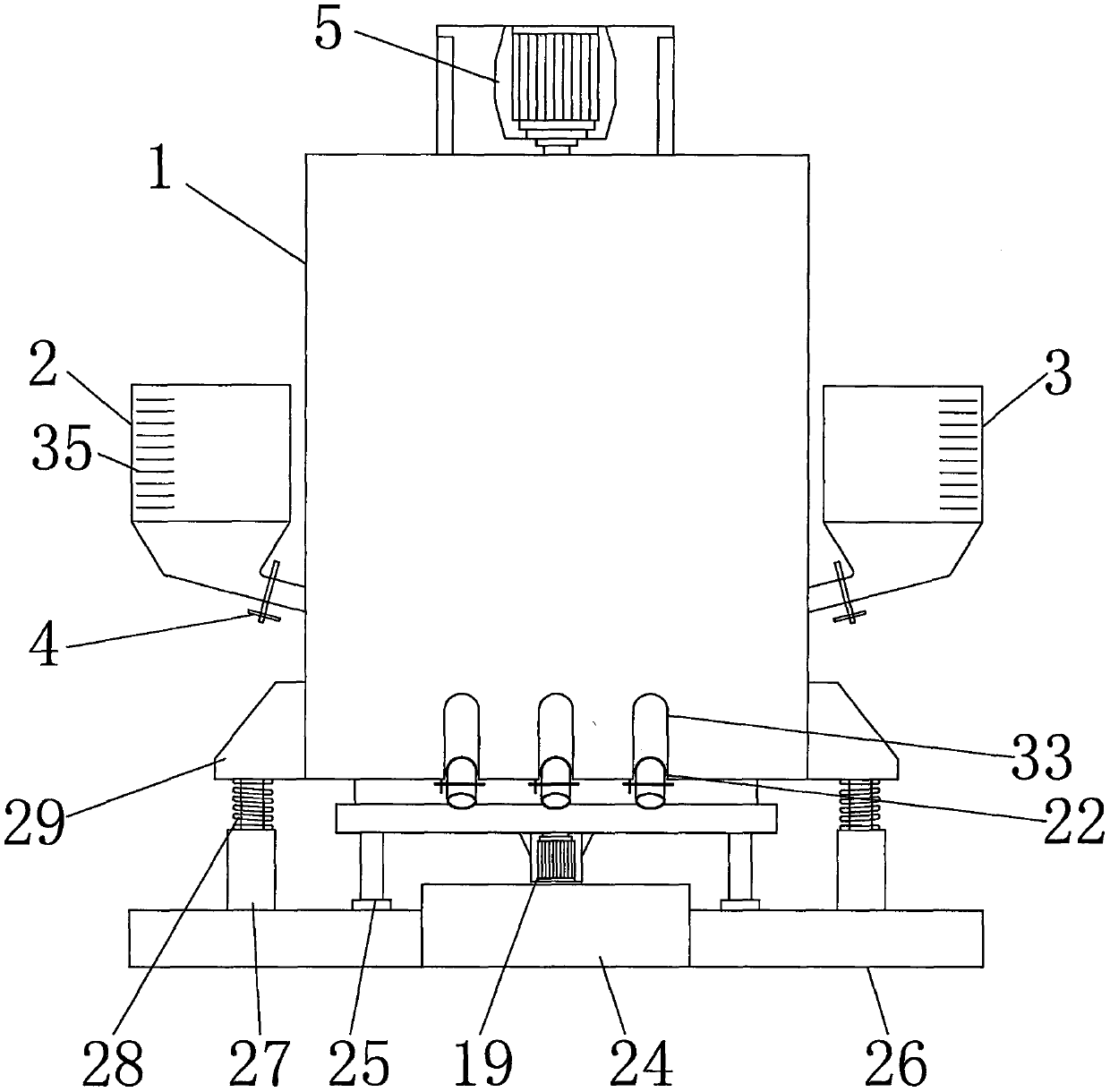 Cleaning and processing device suitable for bean products