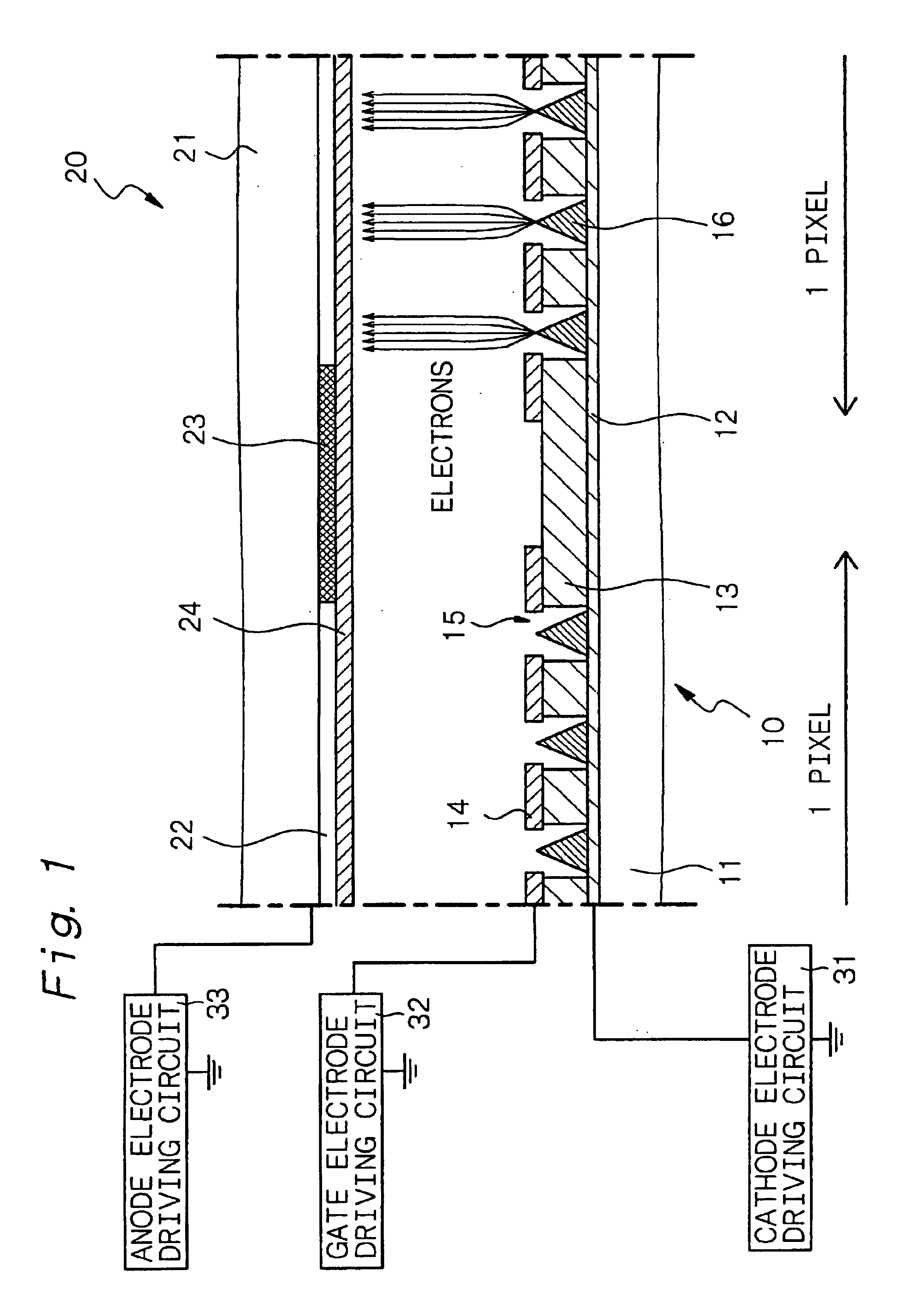 Luminescence crystal particle, luminescence crystal particle composition, display panel and flat-panel display