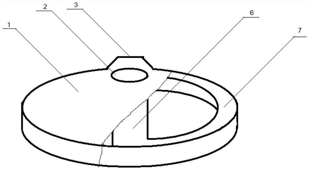 Descending flue heating base of combustion furnace