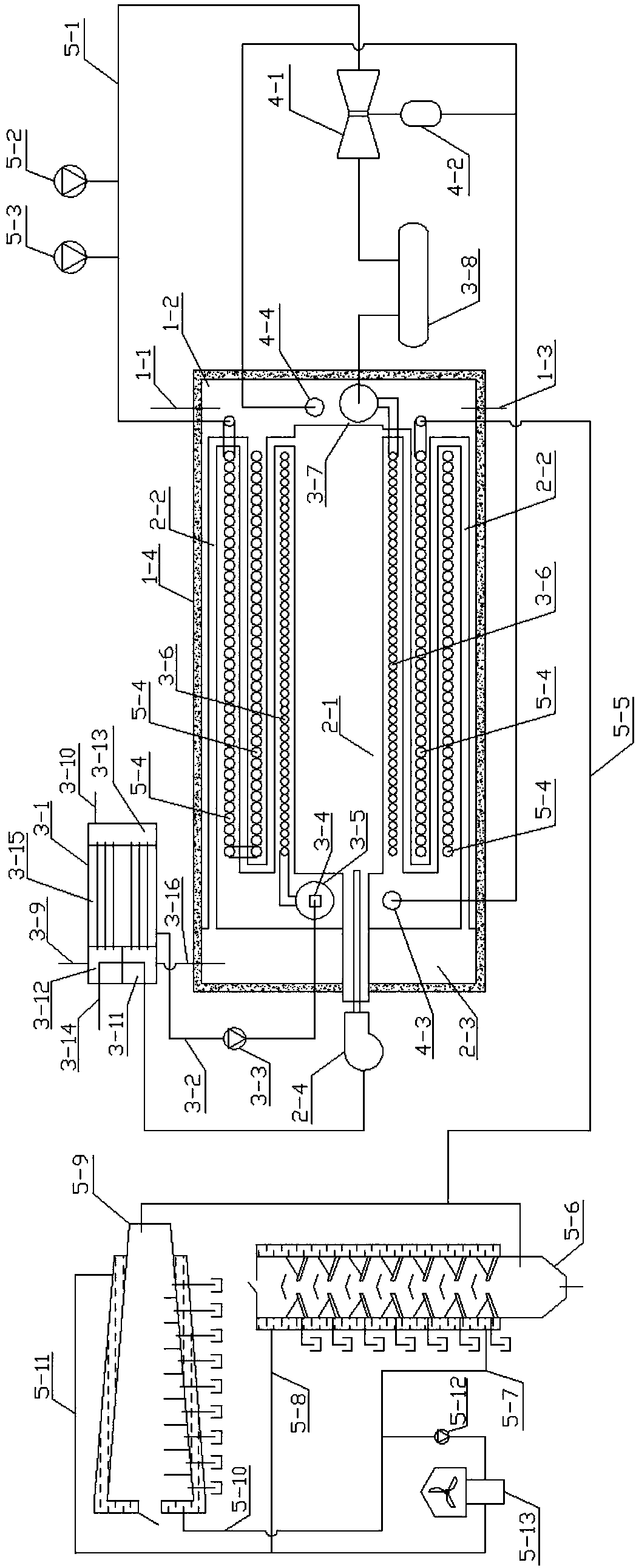 Supercritical steam colliding substance thermal decomposition boiling range condensation reduction sorting device