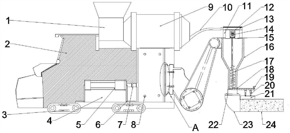 A 3D printing equipment and construction method for cement concrete pavement