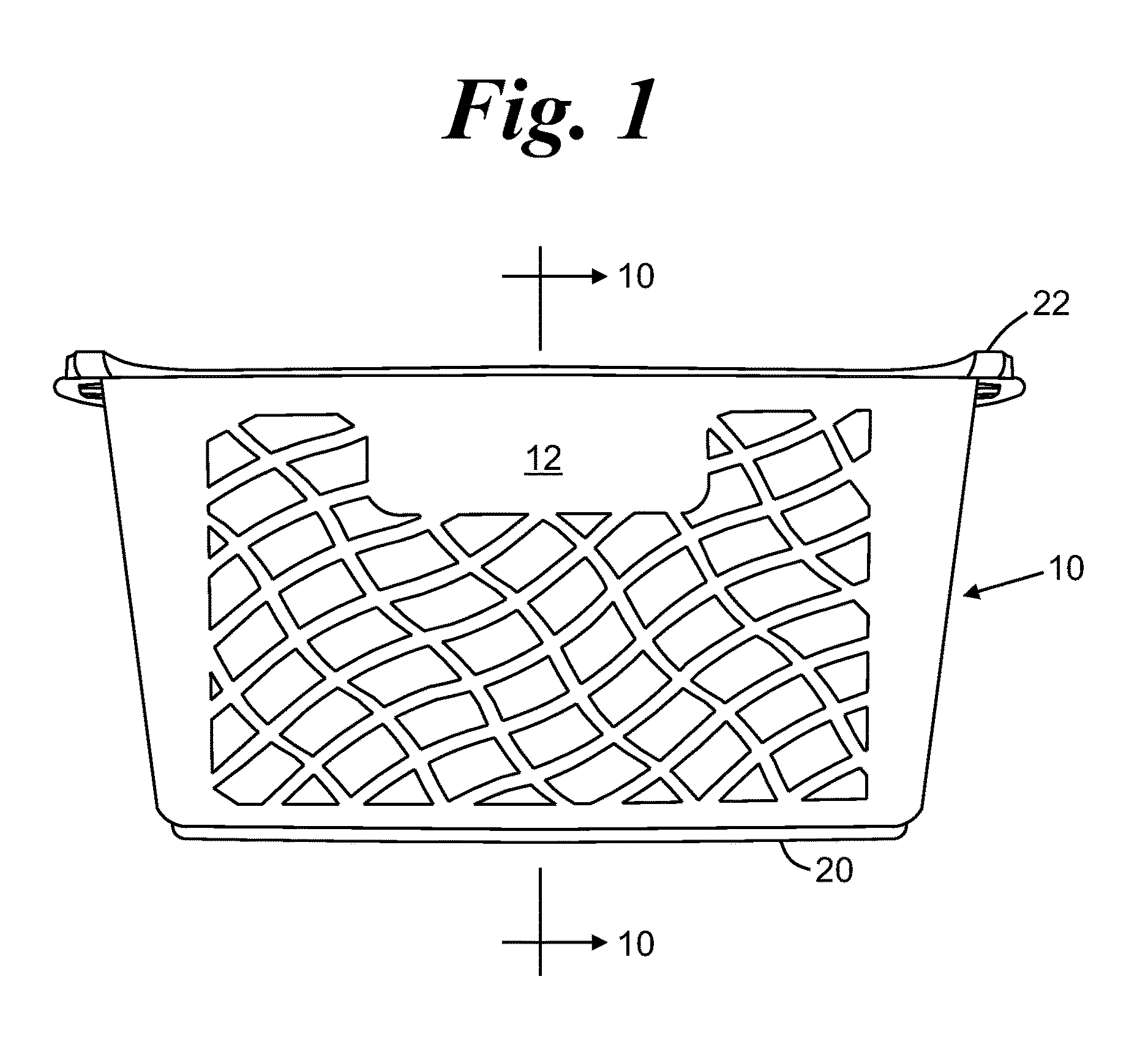 Theft-inhibiting shopping basket