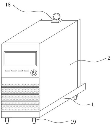 Control power supply capable of automatically and safely powering off