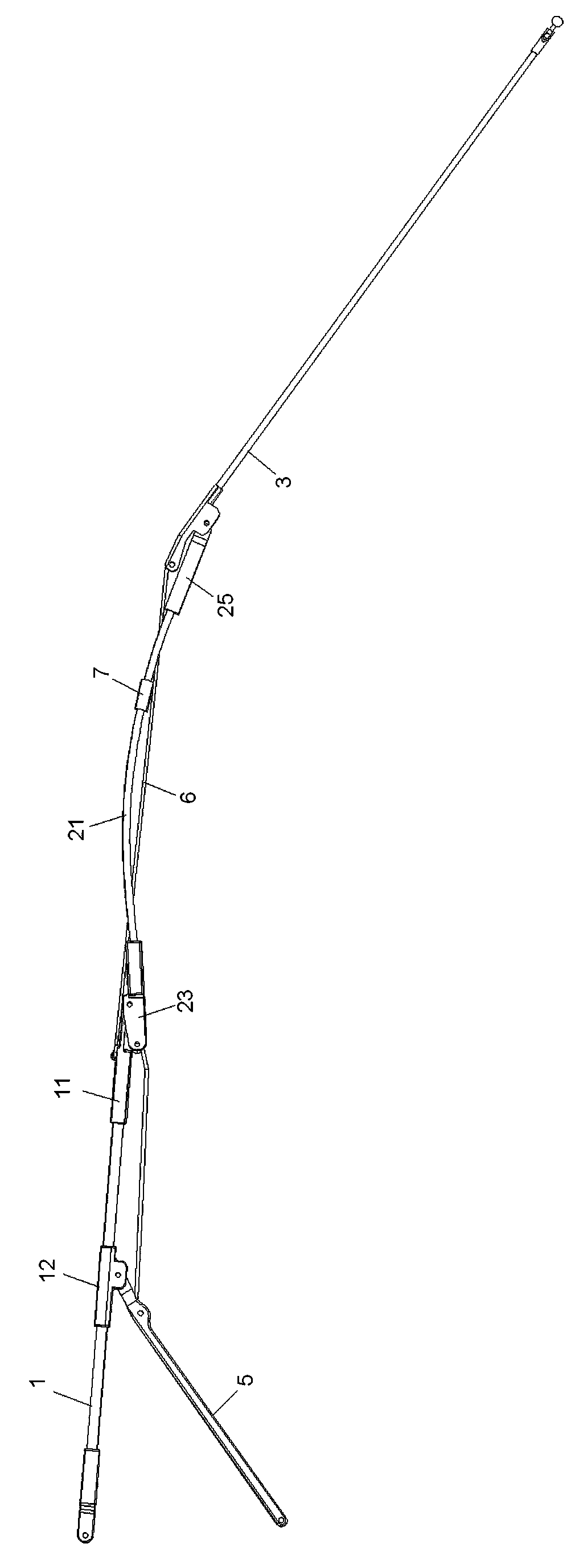 Umbrella rib of multi-folding umbrella