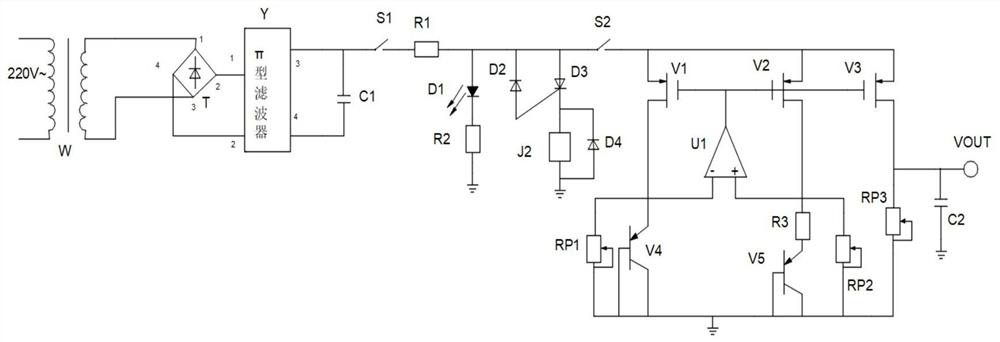 Large-current band-gap reference source