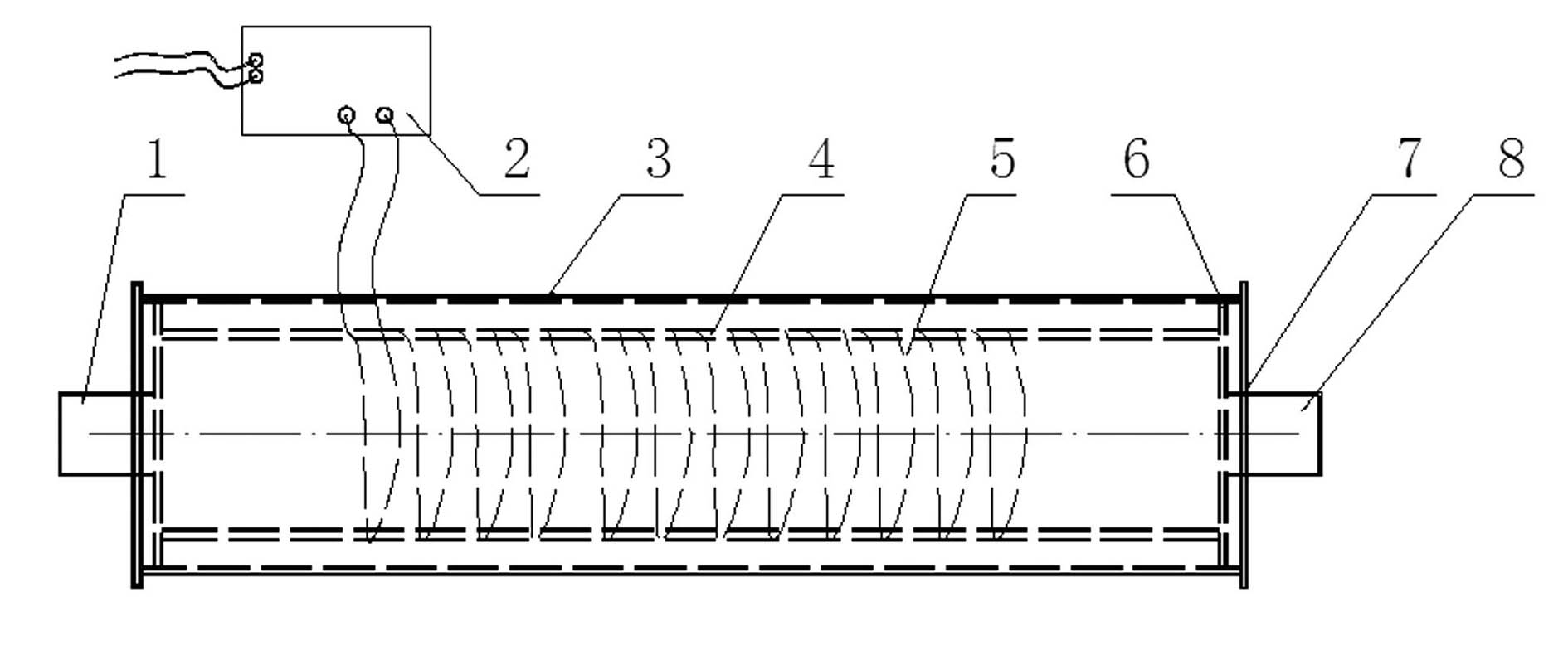 Electromagnetic water treatment device for edible fungi