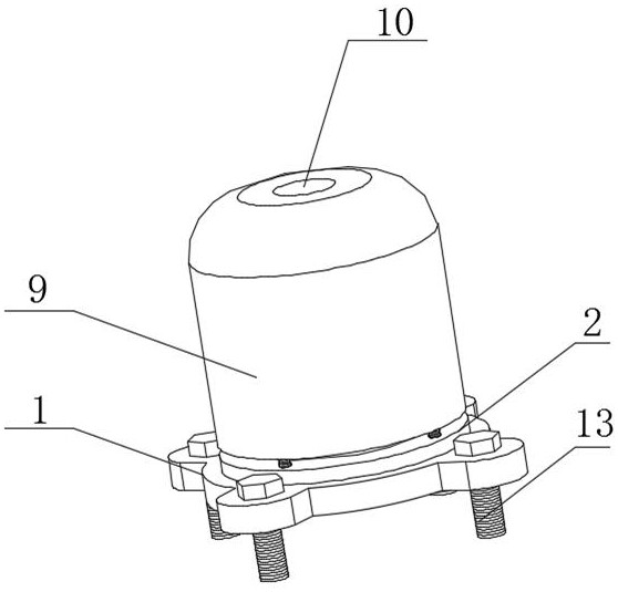 Convenient-to-disassemble-and-assemble rotor seat of refrigeration compressor