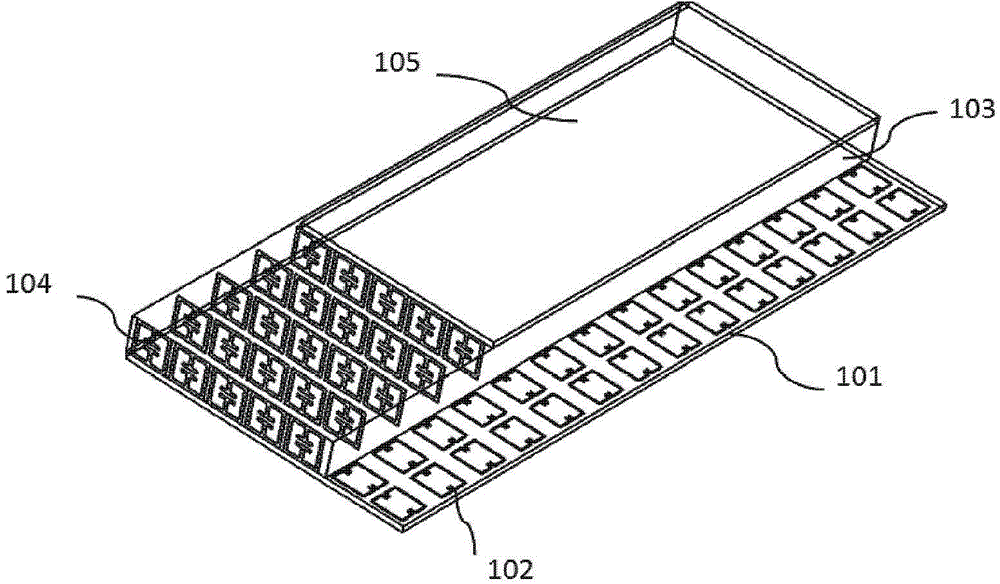 Phased-array antenna equipment, wide-angle impedance matching device thereof and phased-array antenna system