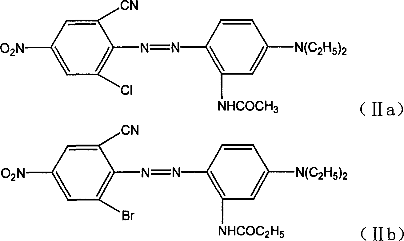 Dispersion blue dye composition