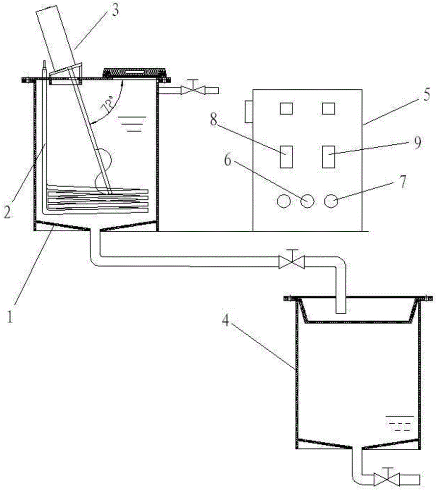 Acid leaching equipment for high-silica glass fiber