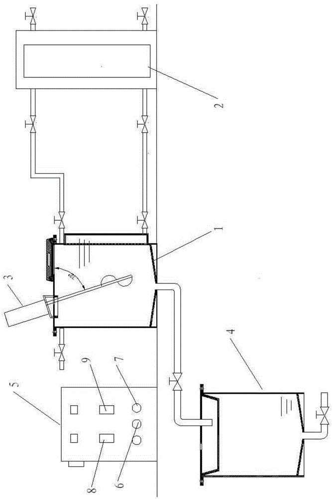 Acid leaching equipment for high-silica glass fiber