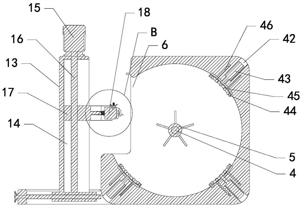 Tread pattern grooving device for tire retreading