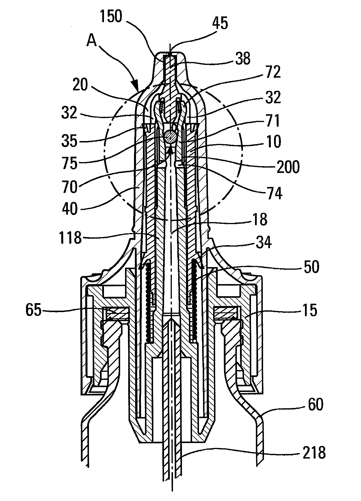 Fluid dispenser pump