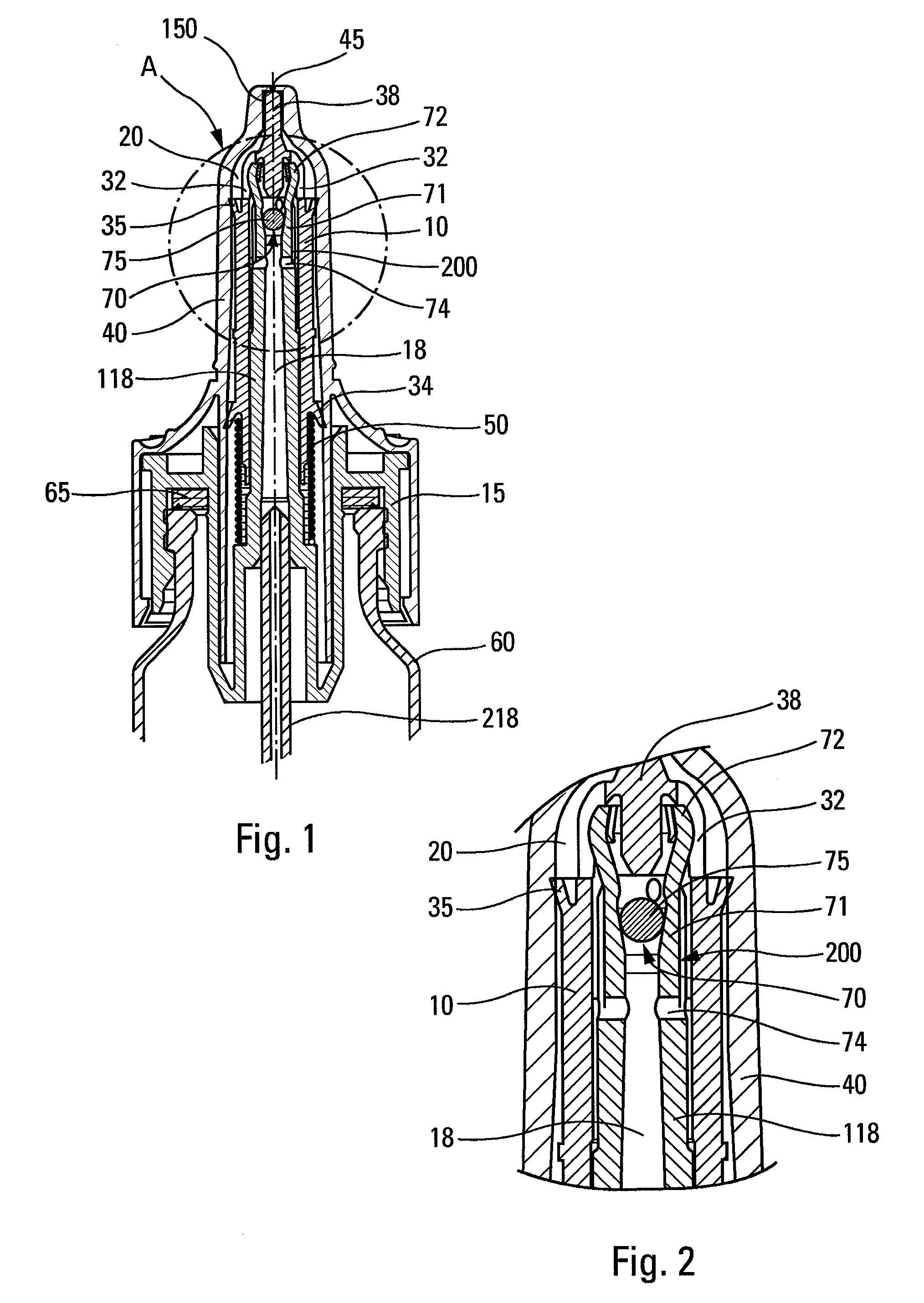 Fluid dispenser pump