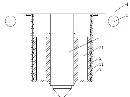 Nozzle structure for 3D printing