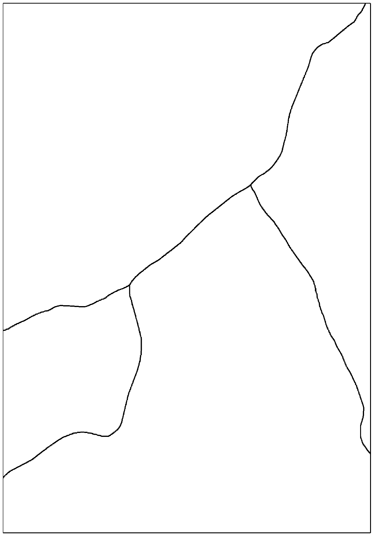 Method for constructing river channel data based on digital elevation model