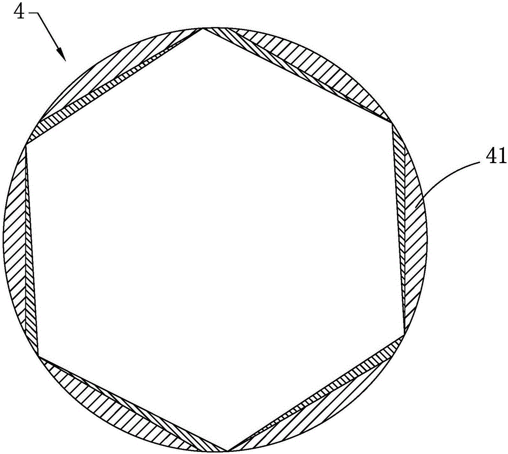 Tool for whirlwind milling of square shaft