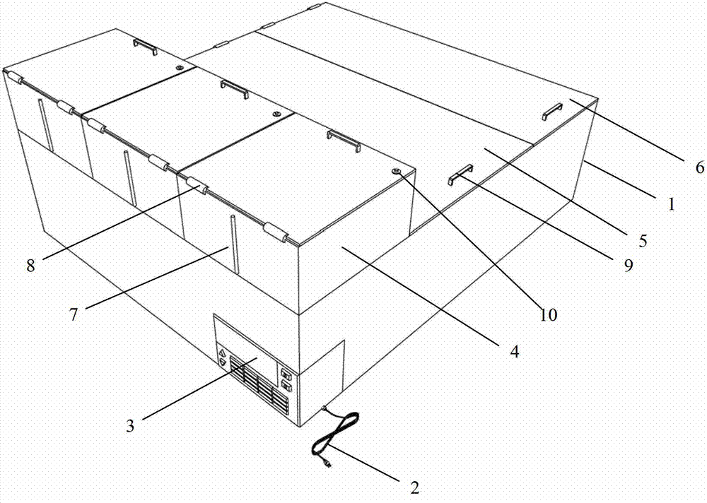 A plant material chemical mutagenesis treatment device