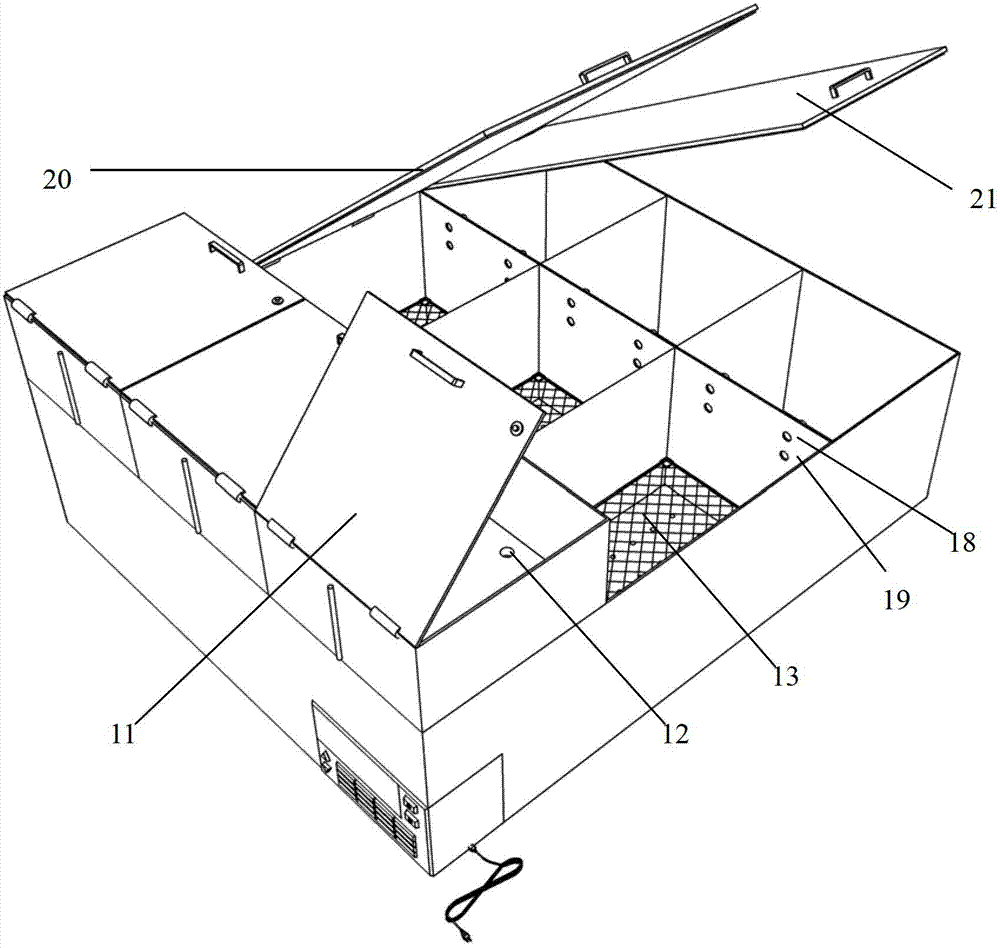 A plant material chemical mutagenesis treatment device