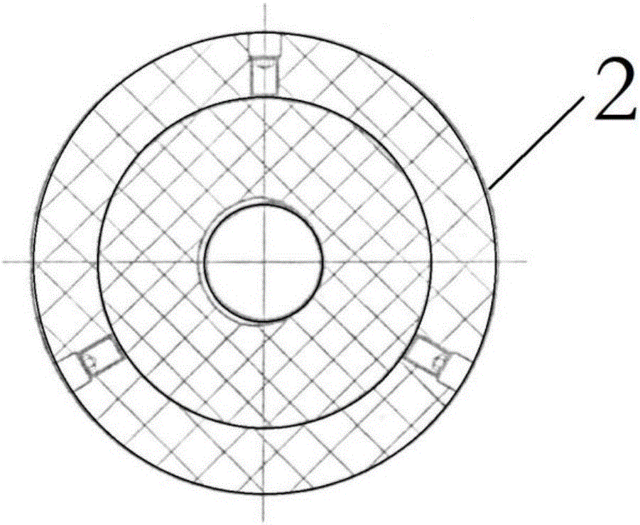 Fast drilling bridge plug made of composite material