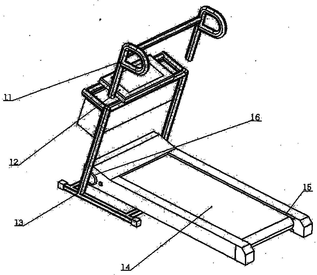 Home treadmill for loosing weight and building body for children