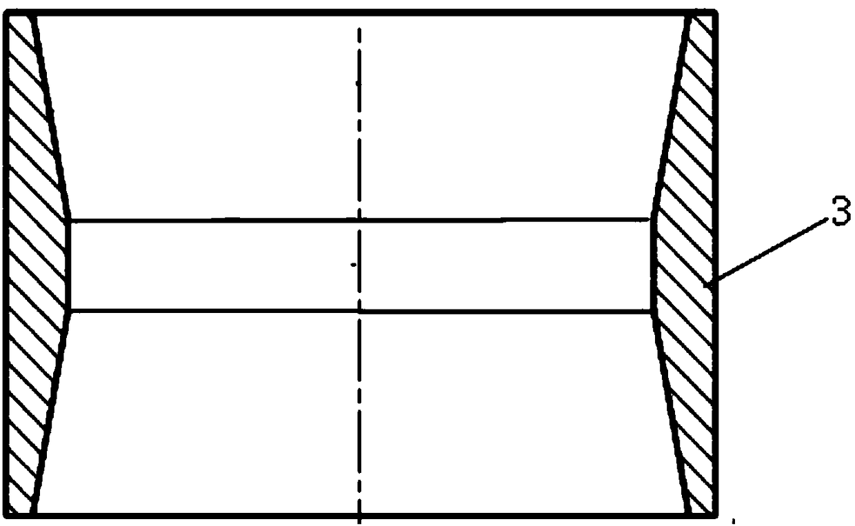 Improved method for driving roll used for hot rolling moulding of rail traffic bearing collar