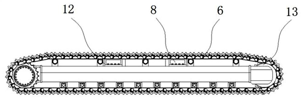 Double-electric-drive type crawler chassis