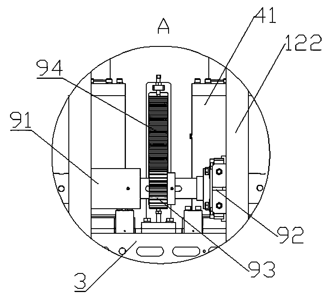 Inhead type flat plate vulcanizing machine