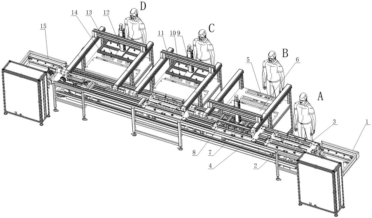 Automatic EPE pasting production system