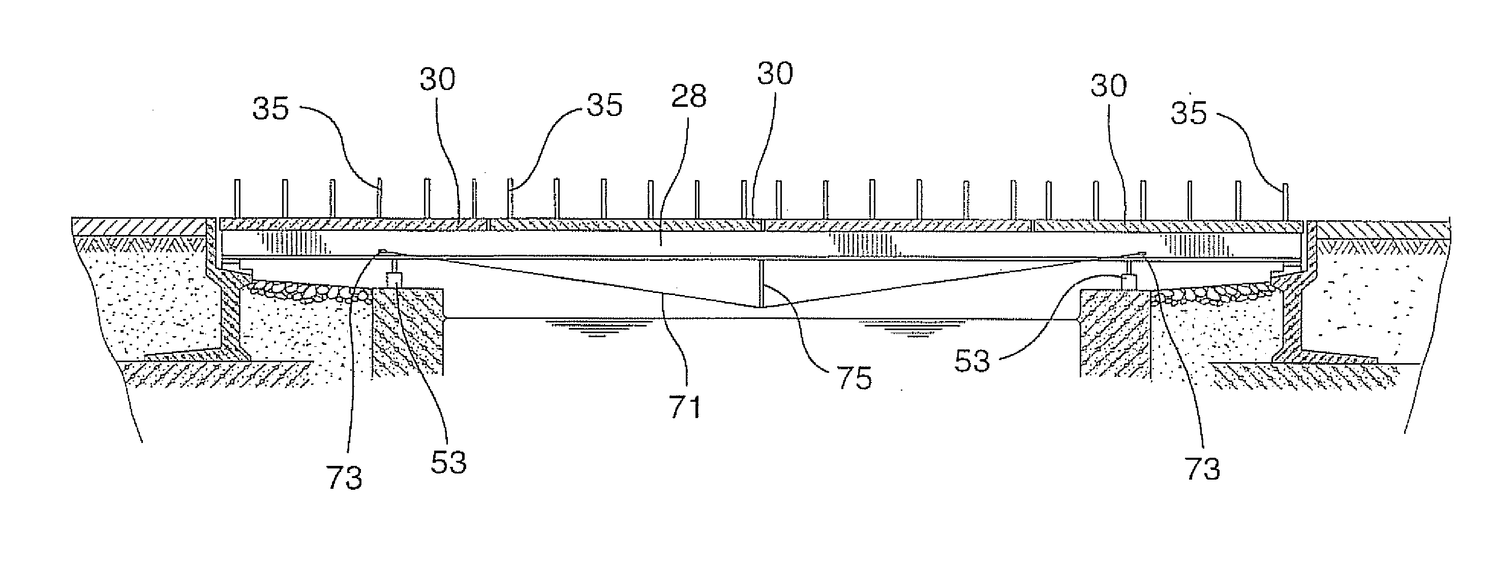 Bridge construction and method of replacing bridges