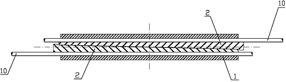 Service cable connecting assembly apparatus and usage method thereof