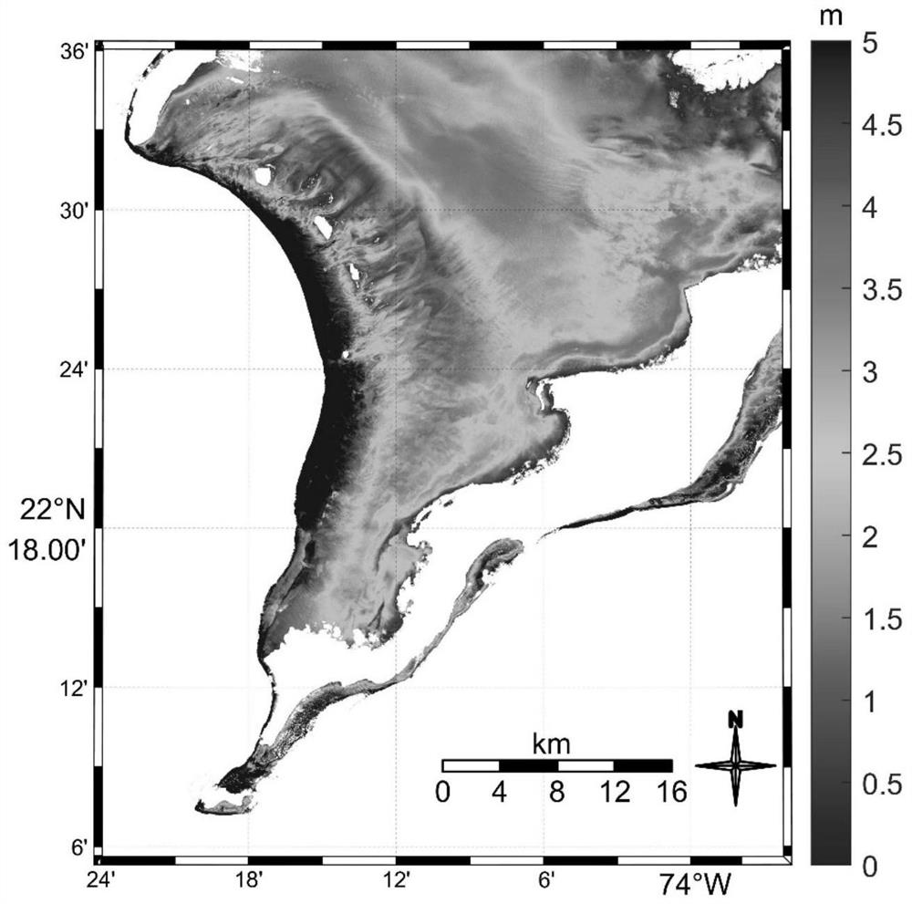 Water depth inversion method based on satellite-borne single-photon laser active and passive remote sensing fusion