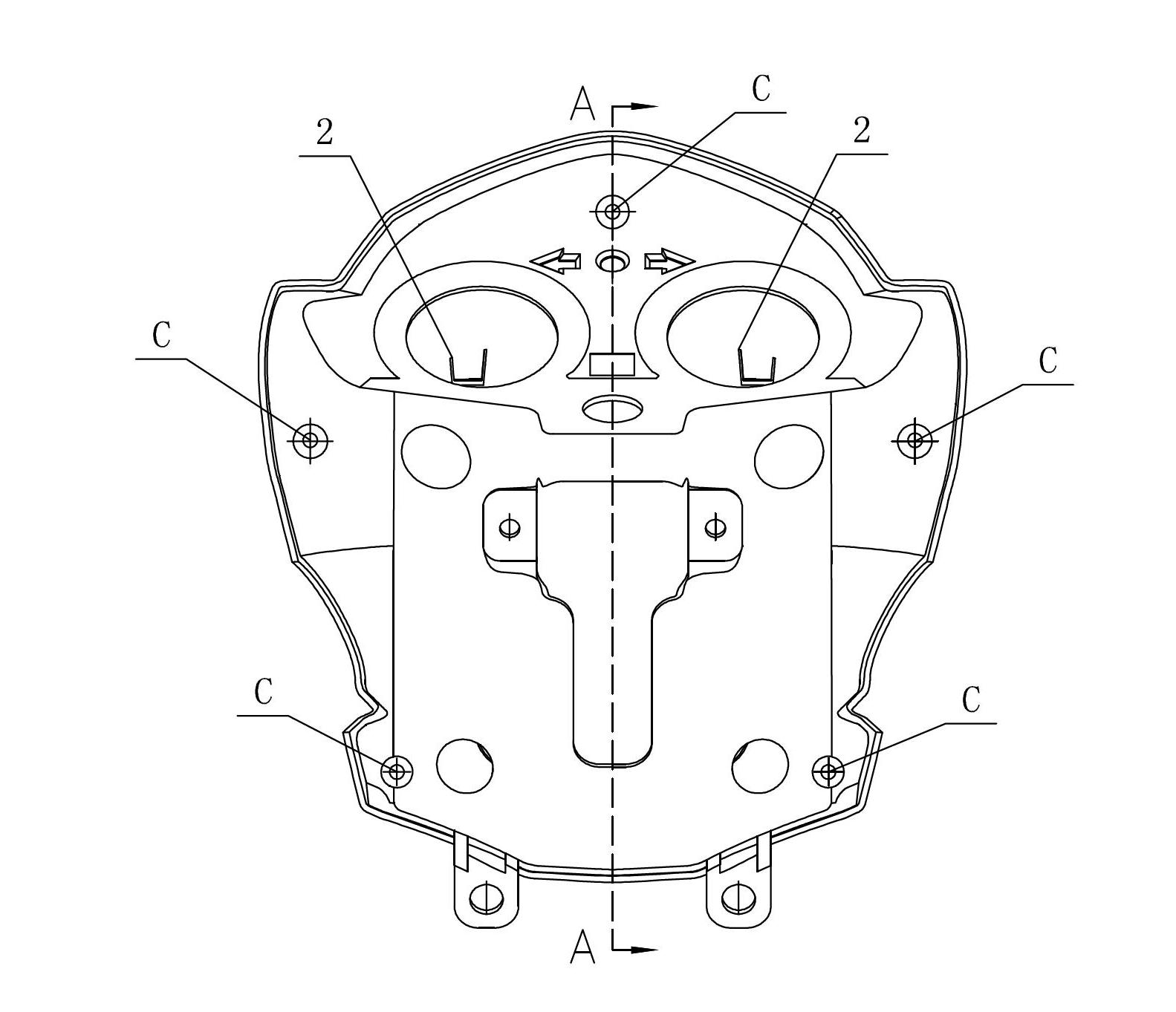 Multifunctional hood component