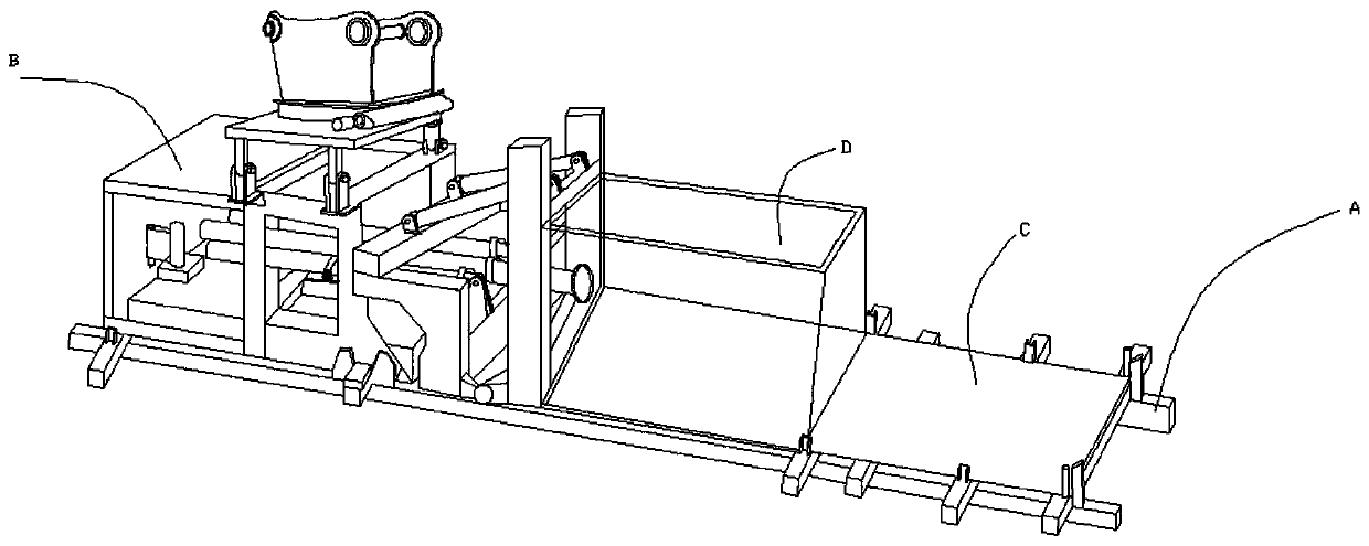 Bottom adding device and bottom adding method for in-situ soil removal