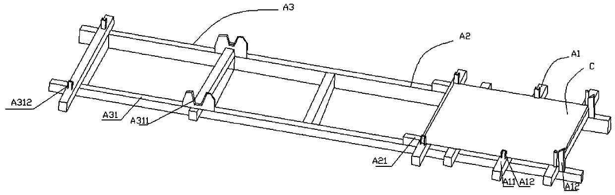 Bottom adding device and bottom adding method for in-situ soil removal