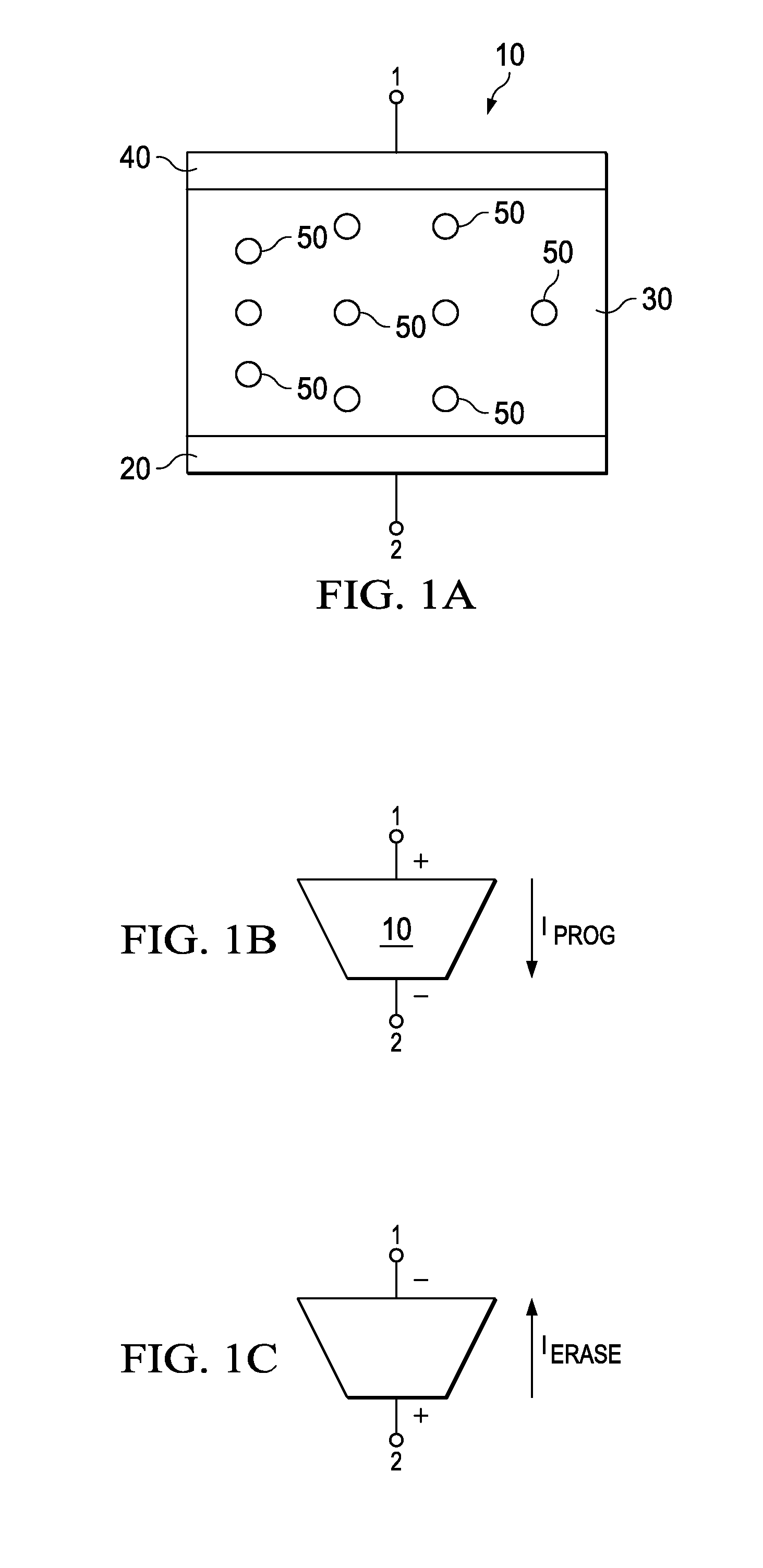 Resistive Devices and Methods of Operation Thereof