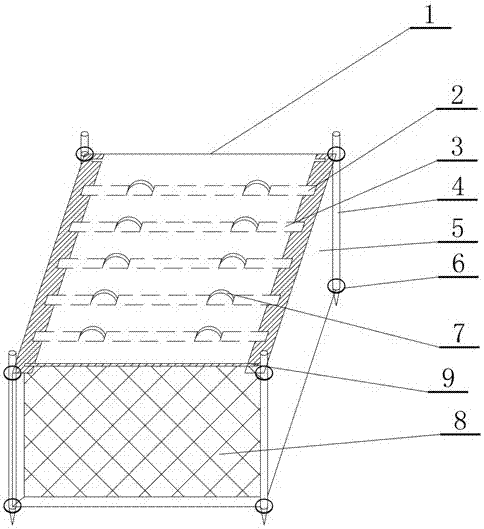 Activated carbon and microorganism coupling device with function of removing pesticides in farmland return water