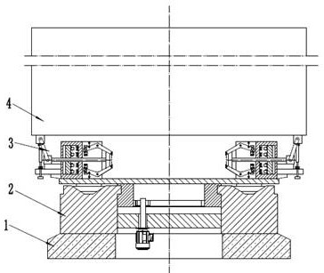 Comfortable rotary shock-free building structure