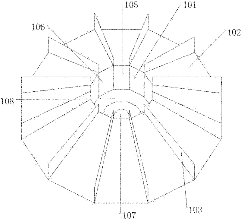 Wave energy generating set