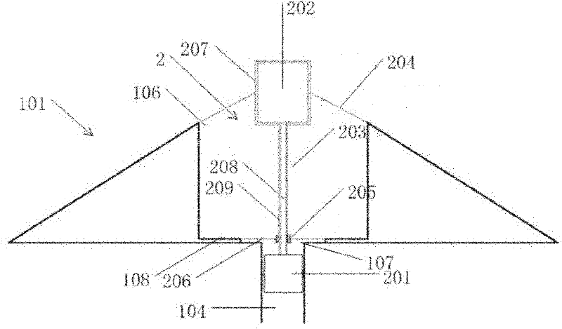 Wave energy generating set