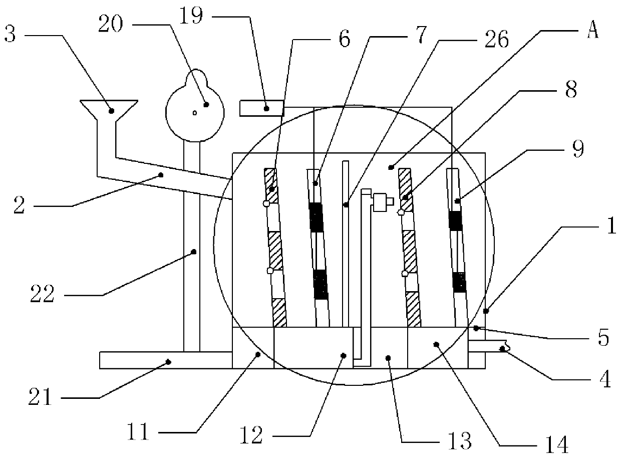 Steel shot sorting device