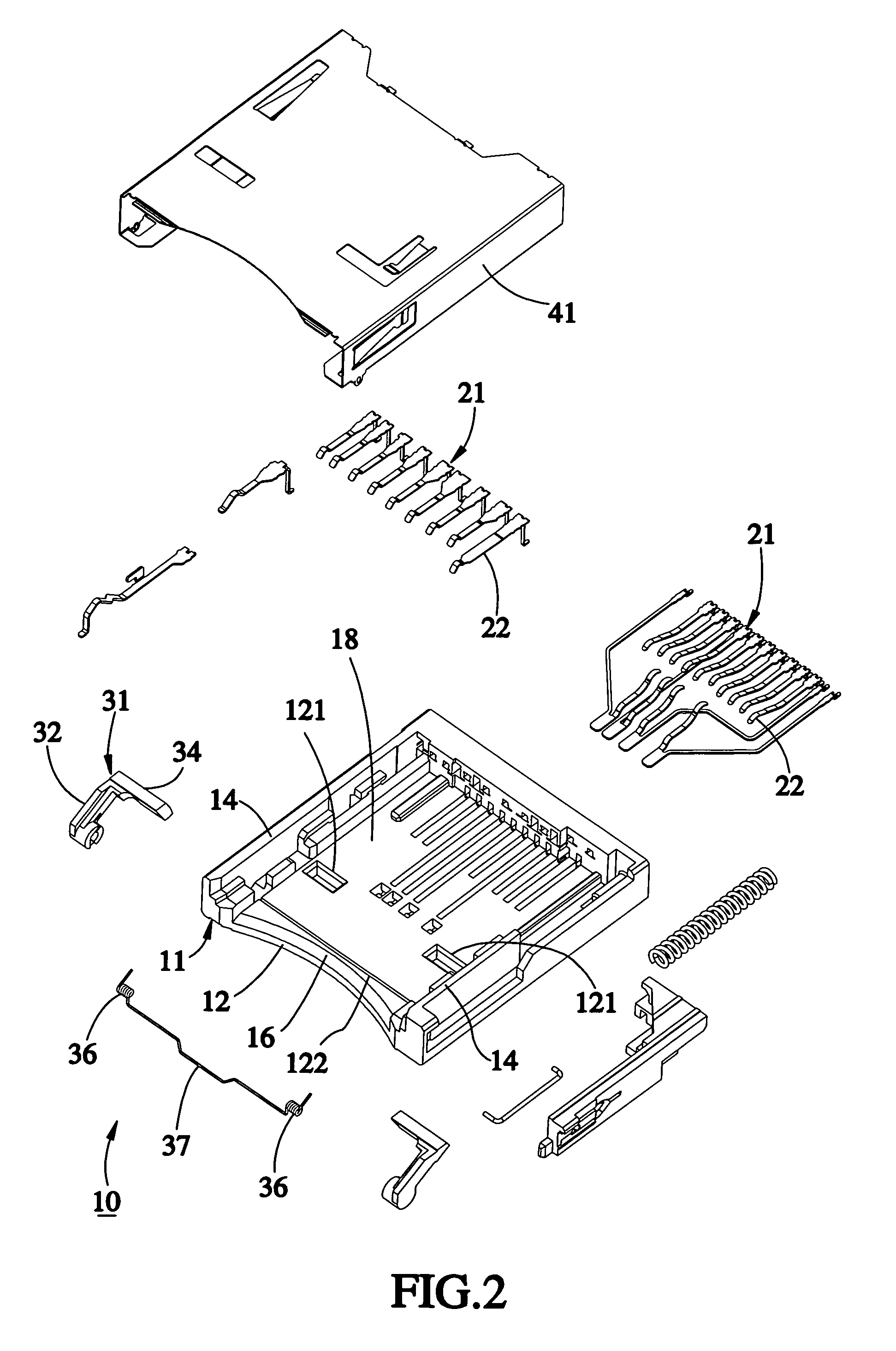 All-in-one card connector preventing card from erroneous insertion therein and allowing insertion of card once only