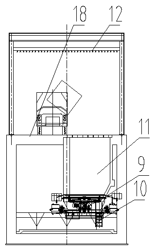 Material receiving system for automobile