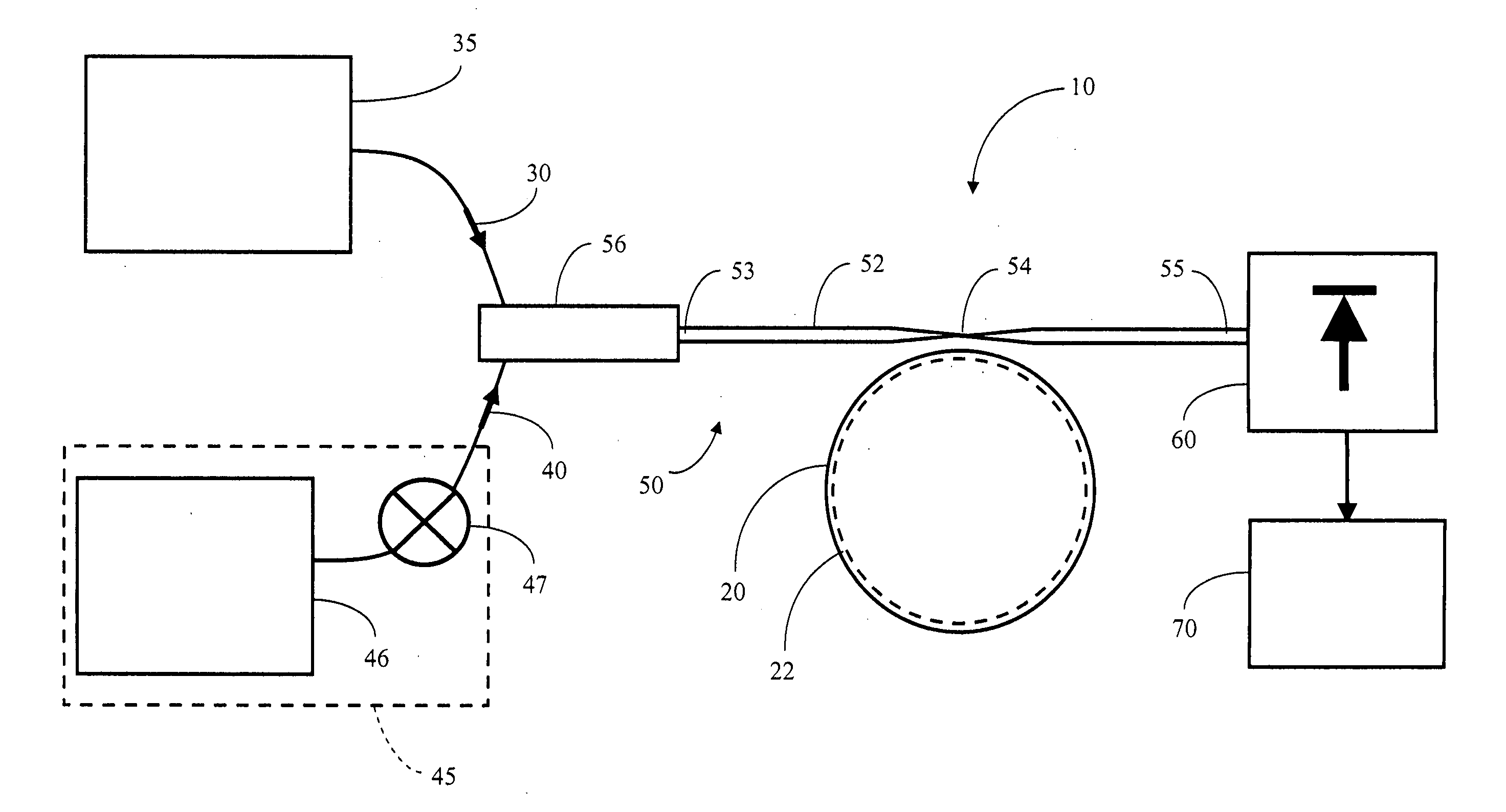 Microresonator optical switch