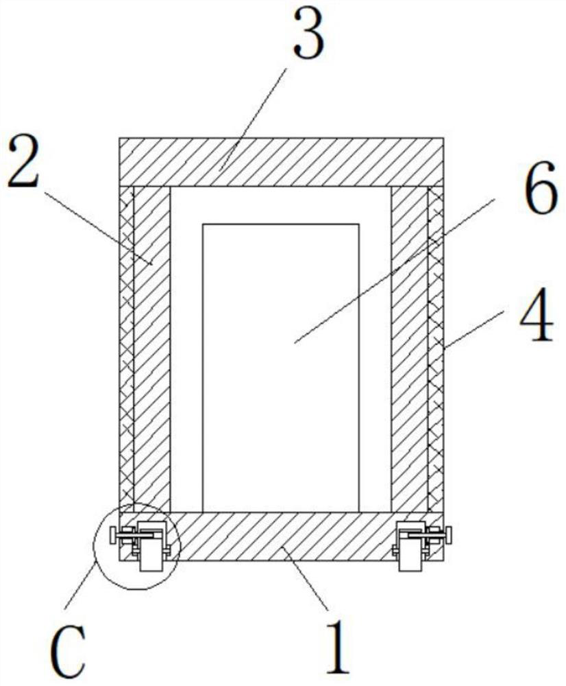 A three-phase dry-type transformer with convenient maintenance