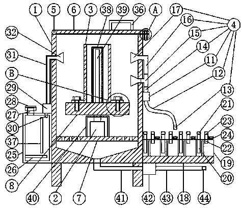 Coloring machine for colored spun yarns in textile field