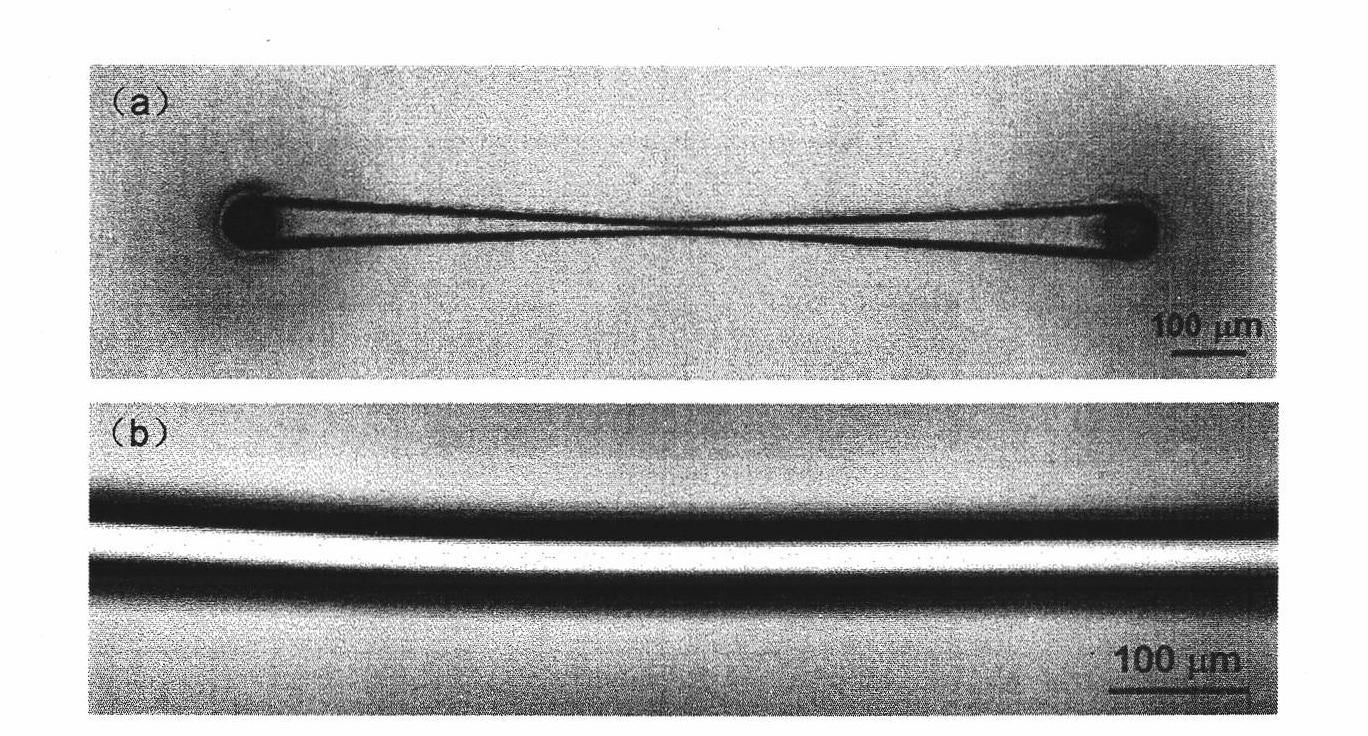 Method for preparing uniform three dimensional nanometer fluid passage by femto-second laser