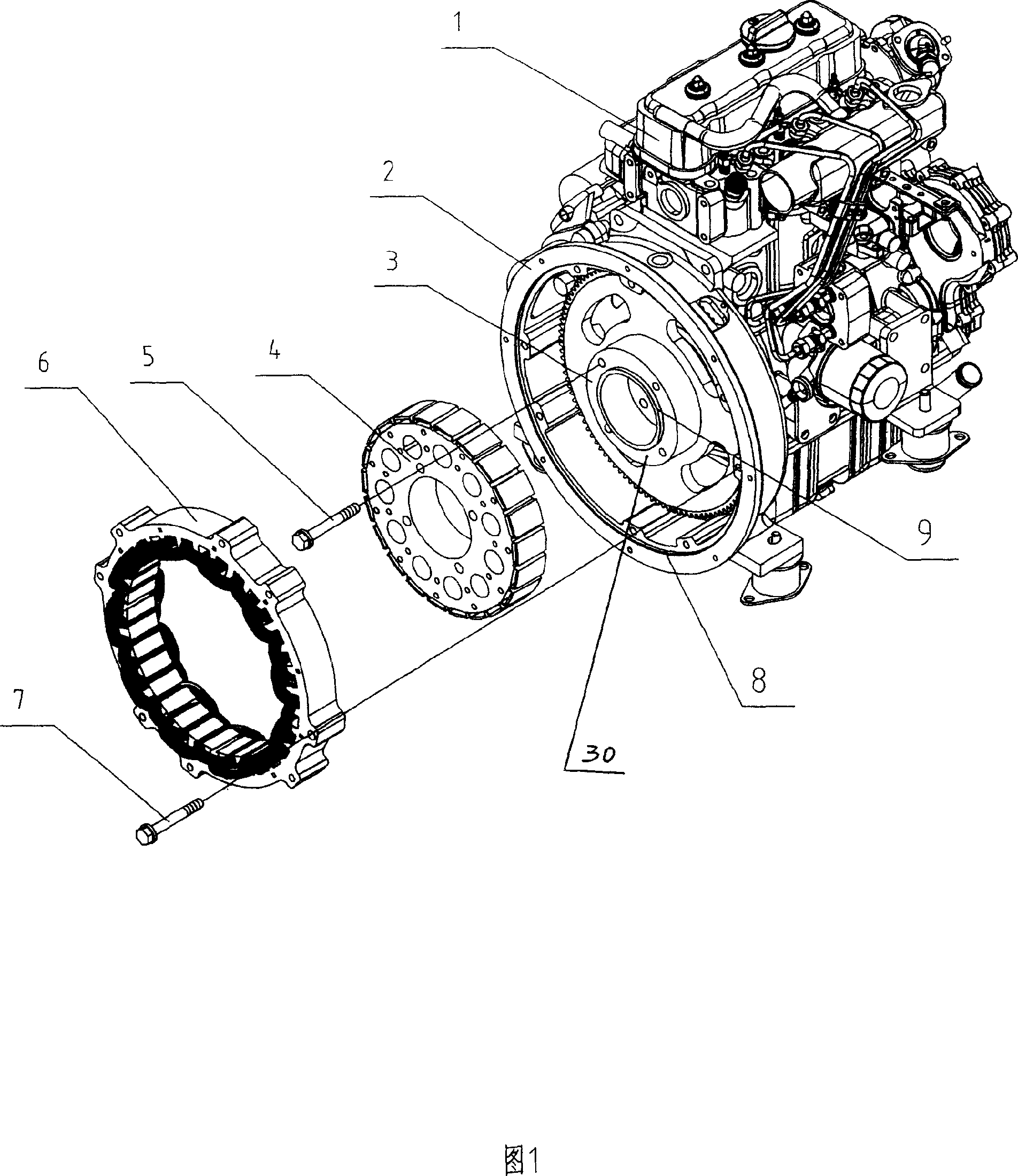 Rotor of multipole internal rotor permanent magnet generator