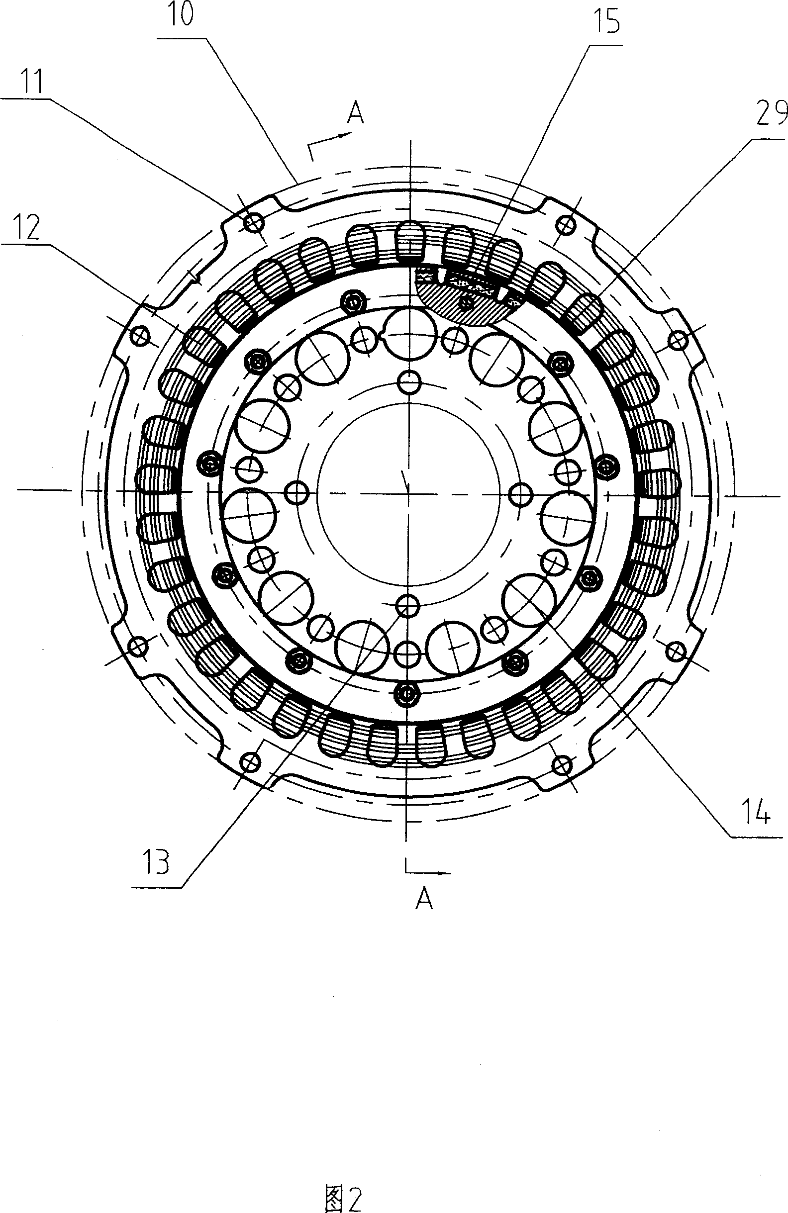 Rotor of multipole internal rotor permanent magnet generator