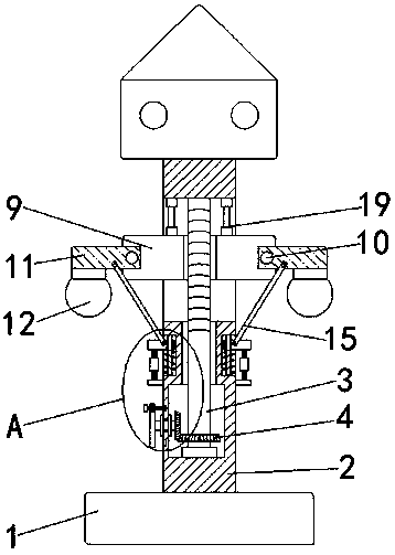 Electric iron tower with illumination function